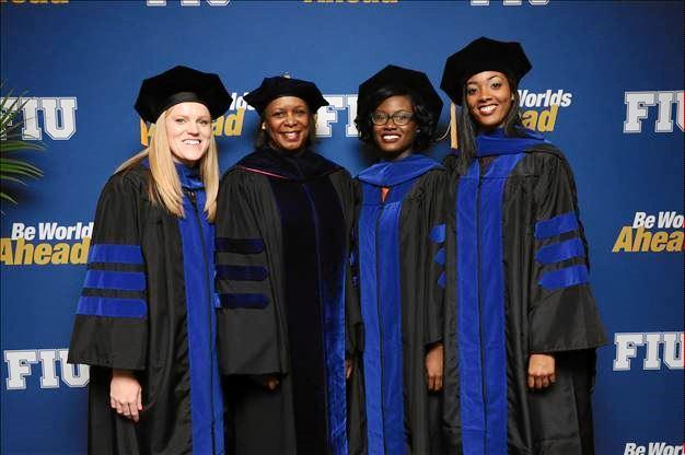 April 2017 Doctoral Mentees, left to right: Katie McInvale, Mary Shaw, Kemesha Gabbidon, Rachel Clarke