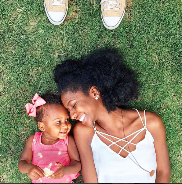 Katrina McCain and her daughter